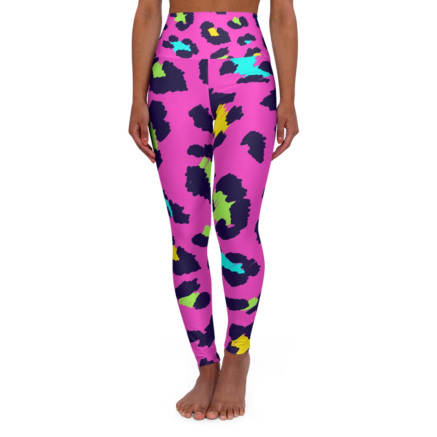 High Waisted Yoga Leggings (AOP)