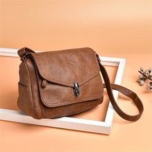 Load image into Gallery viewer, Vintage Soft Leather Women Shoulder Bags Luxury Handbags Women Bags Designer Small Crossbody Bags for Women 2021 Messenger Bag

