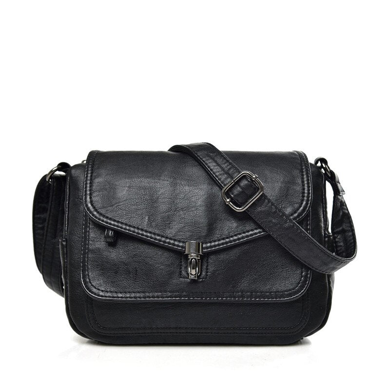 Vintage Soft Leather Women Shoulder Bags Luxury Handbags Women Bags Designer Small Crossbody Bags for Women 2021 Messenger Bag