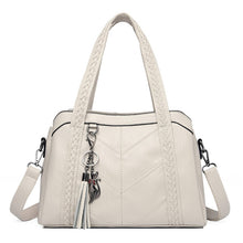 Load image into Gallery viewer, Women Casual Tote Bag Female Handbag Small Shoulder Bag for Women Tote Ladies Vintage Genuine Leather Crossbody Bag Sac A Main
